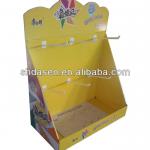 cardboard PDQ display box/paper countertop display/small cardboard countertop display factory