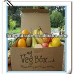 OEM custom various kinds folding corrugated corrugated fruit box