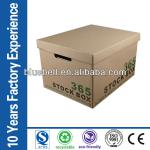 Corrugated carton box with printed