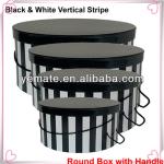 Paper black square round box, food grade cardboard box. black cardboard shoe box, cardboard hat box