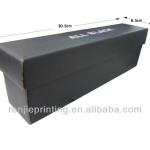 Classic Black Corrugated Paper Box for Packaging