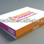 custom design color paper print donut box food box print box