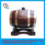 Oak or pine wine barrel