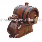 oak barrel for wine or beer