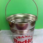 1L metal bucket ,tin pail with handle