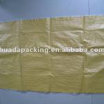 2013 Yellow Colour PP Woven Bags For Packing