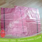transparent red pp woven fabric sacks for potatoes