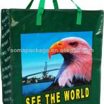 2013 Most popular PP woven promotional bag with zipper