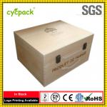 2 Layer wooden wine packaging box WB053