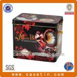 2013 New design Music Rectangular tea tin box BDD-0092