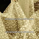 2014 fashion design flocking organza roll YH09