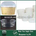 2014 hot selling ice cream plastic container CM plastic container