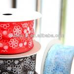 2014 New Arrinal Blue Flower Pattern Ribbon For Packaging