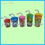 250/350/450ml(9/12/16 oz) (715,716,718#) PP 3D plastic cartoon cup 715#,716#,718#