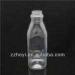 27oz 780ml clear square food grade plastic pet milk bottle for sale HY232