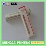 300g white ivory board E-liquid vaporizer paper box with window SC1563