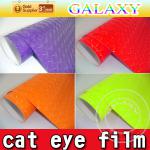 3D with air drain cat eye vinyl for cars self-adhensive using 3M glue CE152A