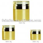 acrylic cream jars with airless pump FA001