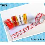 adhesive glue of colorful logo print packing tape