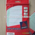 all kinds thermal transfer eco blank school paper label LB-02019