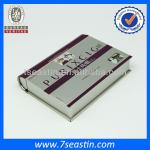 antique style book shape metal tin box X230-62