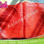 AP-T340 red onion mesh bags, African tubular circular pp polypropylene mesh bags with label for potatoes AP-T340 red onion mesh bags