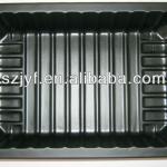 Black PP food tray JYF 09