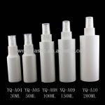 bottle with sprayer , cosmetic PE bottle, plastic bottle with sprayer YQ