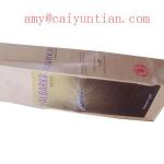 brown color paper food bag