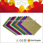 christmas self-adhesive glitter crafts paper/ glitter art paper board with sticker alibaba china supplier glitter crafts paper