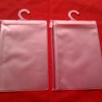 Clear PVC hanger bag with slider US-002