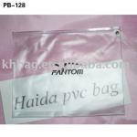 clear pvc zipper bag PB-128