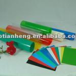 Coloful PVC folding box film for gift packaging PVC