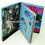 colorful custom paper cd packaging T.top-001087