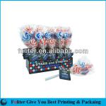 colorful paper display stand for lolipop FLA26