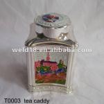 colorful tea caddy box,tea leaves cans W10-0003M
