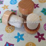 Cork Stopper With Wooden Cap 1010