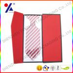 Creatively tie packaging box tie display box apparel box with custmoized printing paper insert G-420