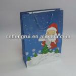 custom christmas paper gift bag for promotion HR-PB-001