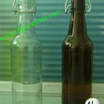 Custom Glass Bottles With Ceramic Swing Top Cap Custom Glass Bottles With Ceramic Swing Top Cap