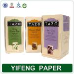 custom hot sale cardboard paper tea box YFY13122601