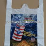 Custom logo printing HDPE plastic bag NA