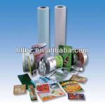 Custom made high quality printed automatic packaging roll film/flowpack film for puffed food packaging hlt777