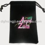 Custom printed velvet jewelry pouches hj jewelry pouch