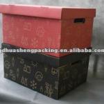Delicate design various sized and fancy paper shoes box Box049