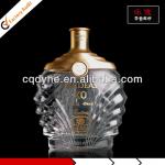 design crystal vodka glass bottle 750ml&amp;1.75L DY-0101