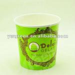 disposable custom printed recycled ice cream paper cup PI06879