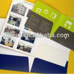 Document file portfolio a4 paper folder/paper folder printing/guangzhou custom paper folder printing BC-F10