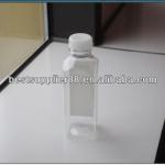 Eco-friendly,can recycling 16oz hot fill square beverage plastic bottle BX-BP0122