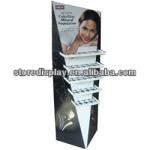 Eco-friendly corrugated cardboard POS Display formake-up and beauty tray display